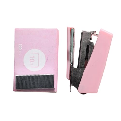 1 Set Heftgerät, einfach zu laden, klein mit Heftklammer, Schreibtischhefter für Zuhause und Büro, Desktop, Büro, klein mit Heftklammern 1 Set Heftgerät, einfach zu laden, klein mit Heftklammer, Schreibtischhefter für Zuhause und Büro, Desktop, Büro, klein mit Heftklammern von TEMOOUES