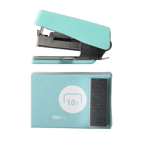 1 Set Heftgerät, einfach zu laden, klein mit Heftklammer, Schreibtischhefter für Zuhause und Büro, Desktop, Büro, klein mit Heftklammern 1 Set Heftgerät, einfach zu laden, klein mit Heftklammer, Schreibtischhefter für Zuhause und Büro, Desktop, Büro, klein mit Heftklammern von TEMOOUES