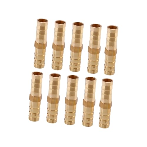 10 Stück erosionsbeständige Messingrohradapter Rohrverbindungen Set für Sanitärsysteme Wartung & Rohrersatz Messing Schlauchadapter Anschlüsse 10 Stück erosionsbeständige Messingrohradapter Rohrverbindungen Set für Sanitärsysteme Wartung & Rohrersatz Messing Schlauchadapter Anschlüsse von TEMOOUES