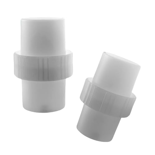 2 Stück ABS Poolschlauchadapter Schnellkupplungen für Schwimmsauger Filterpumpen Einfache Installation Schlauchverbinder von TEMOOUES