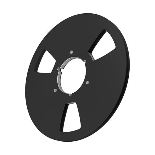 6,35 mm Aluminium-Sounddeck-Rolle 25,4 cm mit 3 Löchern, leer für Tonband-Recorder, Ersatz für Tonband-Recorder 6,35 mm Aluminium-Sounddeck-Rolle 25,4 cm mit 3 Löchern, leer für Tonband-Recorder, Ersatz für Tonband-Recorder von TEMOOUES