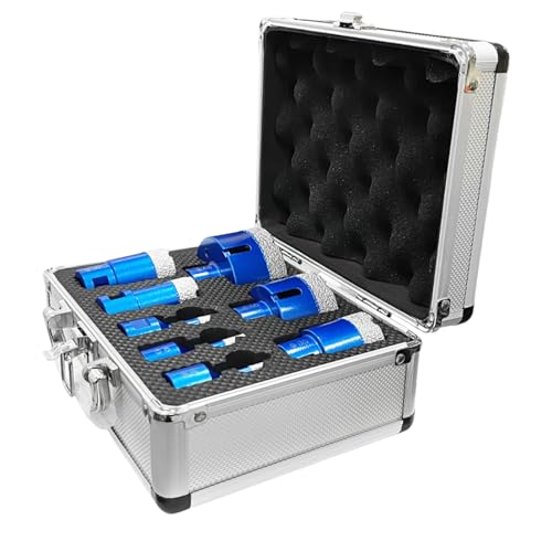 8 Stück M14 Diamantbohrer Fliesenlochschneider Set Glasöffner Entwickelt für präzises Schneiden von Fliesen & Marmordiamanten 8 Stück M14 Diamantbohrer Fliesenlochschneider Set Glasöffner Entwickelt für präzises Schneiden von Fliesen & Marmordiamanten von TEMOOUES