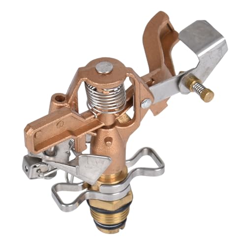 Automatischer rotierender Messingsprinkler mit einstellbaren Sprühwinkeln für große Hof- und Landschaftsgärtnereien, automatischer rotierender Sprinklerkopf, Messing von TEMOOUES