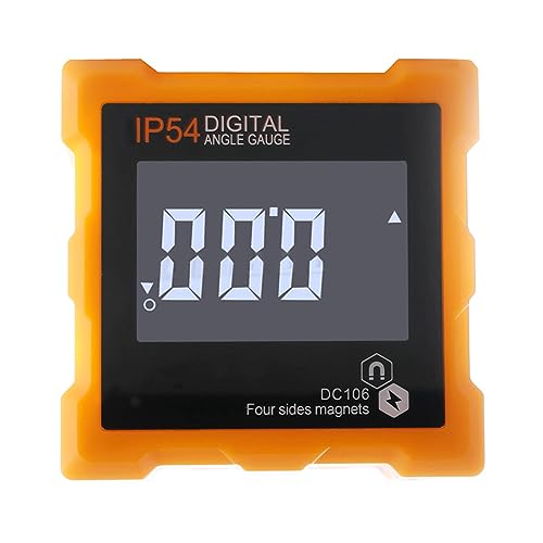 Digitaler Winkelfinder mit Basis Winkel Messgerät Cube Neigungsmesser mit Hintergrundbeleuchtung Holzbearbeitung Messwerkzeug Digital Gauge Finder von TEMOOUES