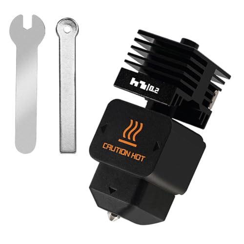 Edelstahl-Drucker, abnehmbare Düse, Hotend, schnelle Geschwindigkeit, abnehmbare Düse für ABS und mehr Materialien, Messing-Heizblock-Hotend von TEMOOUES