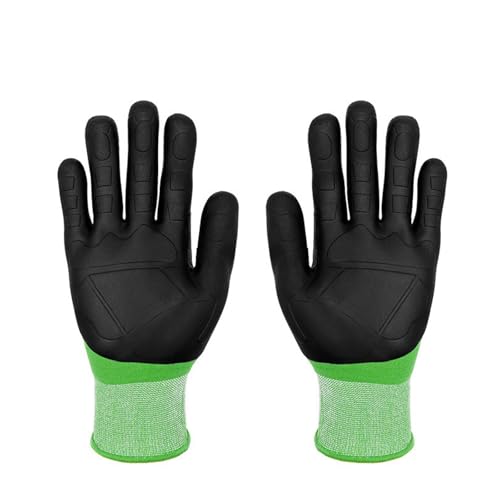 Gartenhandschuhe, pannensicher, atmungsaktiv, bequem und verbessert die Griffigkeit, geeignet für Gartenarbeit, TPE-Gartenhandschuhe von TEMOOUES