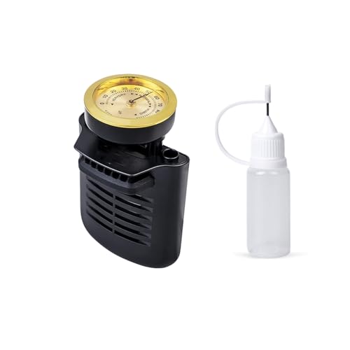 Gitarren-Luftbefeuchter-Set mit Hygrometer, 10 ml, Tropfflasche, sichere rutschfeste Klemmen, Textur für Holzinstrumente, einfach zu bedienen, Gitarrenbefeuchtungsgerät von TEMOOUES