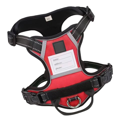 Hundeweste, verstellbares Trainingsgeschirr für große Hunde, Namensschild, stark, strapazierfähig, weicher Griff, große Hunde Hundeweste, verstellbares Trainingsgeschirr für große Hunde, Namensschild, stark, strapazierfähig, weicher Griff, große Hunde von TEMOOUES