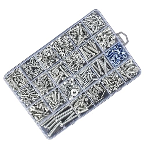 Metallschrauben-Set, Befestigungsschrauben, stabile Auswahl, Nägel, Befestigungsmuttern, Upgrades für Multifunktionswerkzeug, Anwendung, Reparaturschrauben zu Hause von TEMOOUES