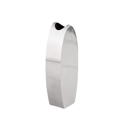 Moderne Vase mit Stahlknospen mit Satin-Finish, starker Blumenhalter für Esstisch oder Büro, moderne Heimdekoration Moderne Vase mit Stahlknospen mit Satin-Finish, starker Blumenhalter für Esstisch oder Büro, moderne Heimdekoration von TEMOOUES