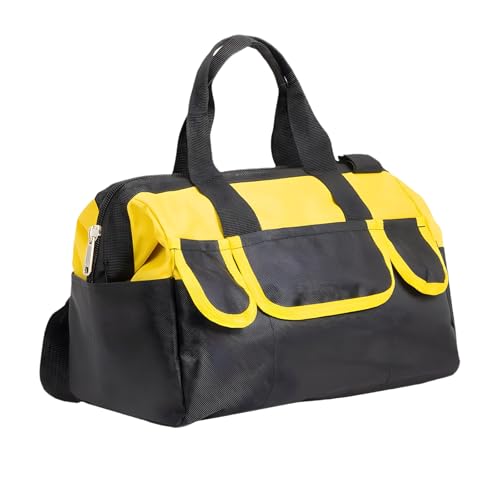 Multifunktionaler Werkzeugträger mit wasserabweisendem und Schultergurt, mehrere Taschen für Reparaturen, wasserdichte Canvas-Tasche von TEMOOUES