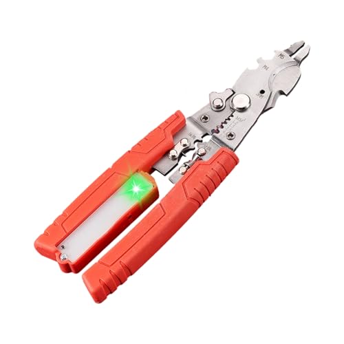 Professionelle ergonomische Spannungsprüfung Abisolierzange zum Schneiden von elektrischen Kabeln, Abisolieren für Zuhause, industrielle Verwendung, tragbarer Elektriker-Drahtschneider Professionelle ergonomische Spannungsprüfung Abisolierzange zum Schneiden von elektrischen Kabeln, Abisolieren für Zuhause, industrielle Verwendung, tragbarer Elektriker-Drahtschneider von TEMOOUES