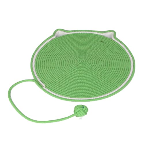 Reversible Cats Scratcher Mat Durability Indoor Grinding Claws Training Toy For Playtimes Round Cats Scratcher von TEMOOUES