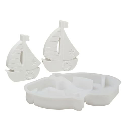 Silikonformen für Seife, einfaches Entformen, Segelschiff für Gips, Dekoration zum Basteln Silikonformen für Seife, einfaches Entformen, Segelschiff für Gips, Dekoration zum Basteln von TEMOOUES
