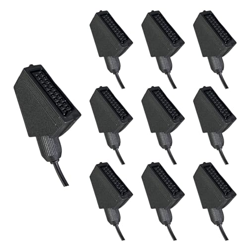 Stabile Scart-Kabel-Designs, optimiert für stabile Verbindung in Audio-Video-Systemen und Gerätewartung, einfache Installation von Steckern von TEMOOUES