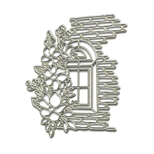 Stanzschablonen für Fenster, Blumen, Karbonstahl, Stanzschablonen aus Metall, Prägeschablonen für Scrapbooking, Kartenherstellung, Albu-Papier, Bastelwerkzeug Stanzschablonen für Fenster, Blumen, Karbonstahl, Stanzschablonen aus Metall, Prägeschablonen für Scrapbooking, Kartenherstellung, Albu-Papier, Bastelwerkzeug von TEMOOUES