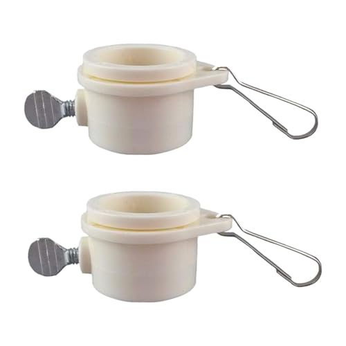 TEMOOUES 2 Stück Haltbarkeit, um 360 Grad drehbare Flaggenringe, drehbare Hardware, einfache Installation für Outdoor-Flaggen, Gartenflaggenmast-Hardware von TEMOOUES