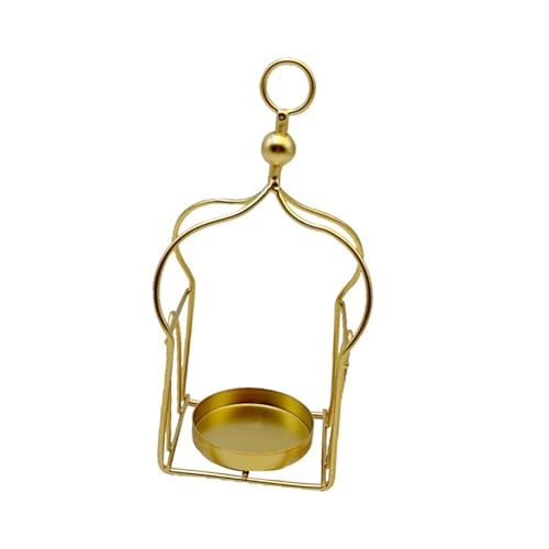 TEMOOUES Eleganter Kerzenhalter für Wohnzimmer, Hochzeitsgeschenk oder Heimdekoration, aus Metall von TEMOOUES