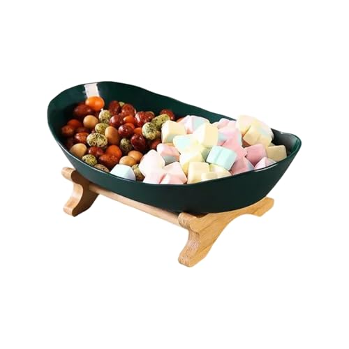 TEMOOUES Robustes Mehrzweck-Aufbewahrungstablett für den Schreibtisch, Oragnizer für getrocknete Früchte und Snacks, Aufbewahrungslösung für Obst von TEMOOUES