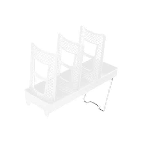 TEMOOUES Stabiler Getränkehalter mit mehreren Schlitzen, Papierstation, Organizer, Küchenregal für ordentliche Papierstationen, Organisatoren von TEMOOUES