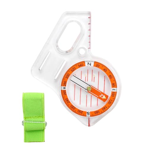 TEMOOUES Überlebenstraining mit Wanderung im Maßstab Orientering Camping Thumb Compasses Map Lineal zum Lesen von Karten Camping von TEMOOUES