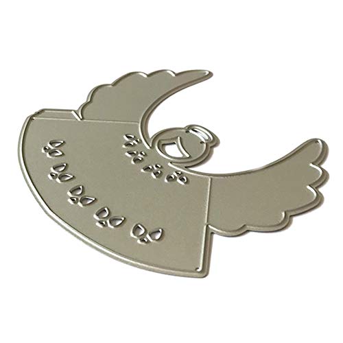 Weihnachtsengel Stanzformen Album Stempel Papier Karte Prägung für Zuhause, Festival, Party, Kartenherstellung, Formprägung von TEMOOUES