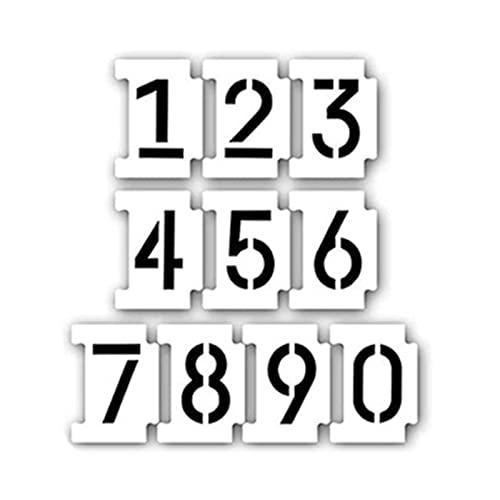 Wiederverwendbare Zahlenmalschablonen, Kunst, Heimdekoration, Zeichenvorlagen auf Papier, Leinwand, Karte, Parkplatz, Glasbuchstaben für Holz und Zahlen-Set für Weihnachten, Tür, Veranda, Wandkunst Wiederverwendbare Zahlenmalschablonen, Kunst, Heimdekoration, Zeichenvorlagen auf Papier, Leinwand, Karte, Parkplatz, Glasbuchstaben für Holz und Zahlen-Set für Weihnachten, Tür, Veranda, Wandkunst von TEMOOUES