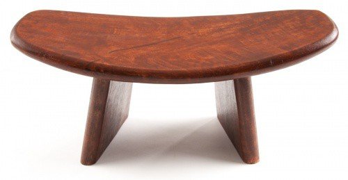 TEMPELWELT Yogabank Meditationsbank 40 x 18 cm aus Mangoholz braun, Yoga Sitz Hocker ergonomisch geformt, Sitzerhöhung für Yoga oder Meditation, Jogabank von TEMPELWELT