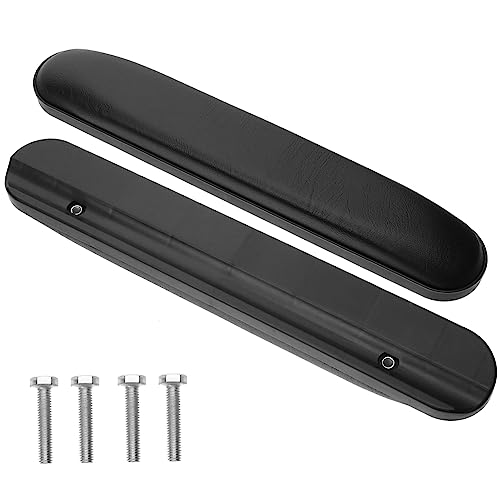 TEMPNAP 1 Paar Bürostuhl Armlehnenpolster aus Leder Armlehne für Stühle und Rollstühle Ergonomische Unterstützung für Entspanntes Sitzen mit Lochabstand von TEMPNAP