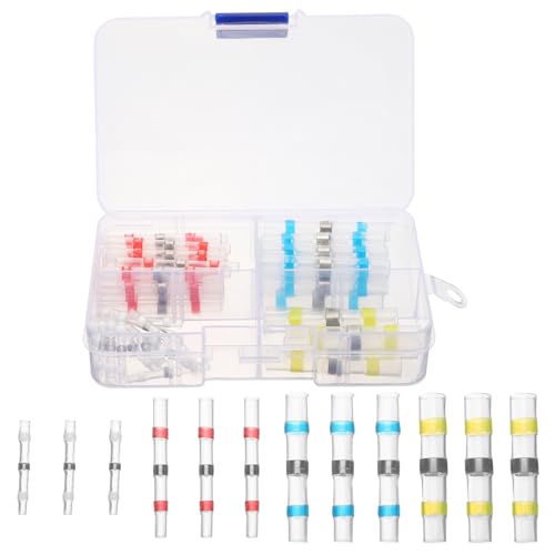 TEMPNAP 1 Satz Schrumpfverbinder für Kabel Wasserdichtes Crimp Kit mit Rot Gelb Hochwertige Kabelverbindungen für Auto und Anwendungen TEMPNAP 1 Satz Schrumpfverbinder für Kabel Wasserdichtes Crimp Kit mit Rot Gelb Hochwertige Kabelverbindungen für Auto und Anwendungen von TEMPNAP
