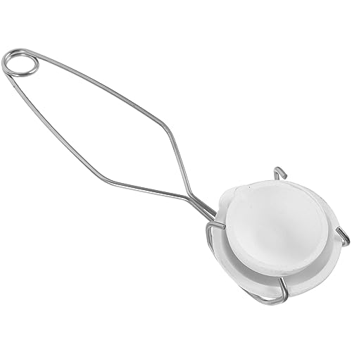 TEMPNAP 1 Satz Teiliges Set Keramiktiegel mit Zange Schmelzwerkzeug für Metallguss für Gold Silber und Kupferschmelzen und Unzen Tiegel Hitzebeständig und Ergonomisch Gestaltet von TEMPNAP