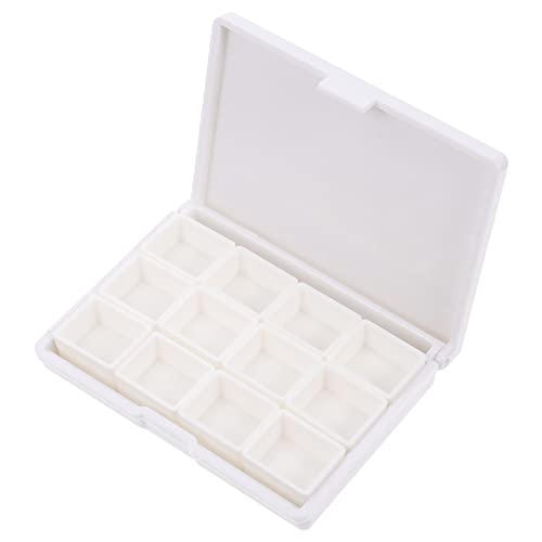TEMPNAP 1satz Pigmentverpackungsbox Aus Tragbare Aquarellpalette Mit Fächern Und Teilern Staubdicht Leicht Und Praktisch Für Künstler Und Maler Zur Einfachen Aufbewahrung Und Reinigung TEMPNAP 1satz Pigmentverpackungsbox Aus Tragbare Aquarellpalette Mit Fächern Und Teilern Staubdicht Leicht Und Praktisch Für Künstler Und Maler Zur Einfachen Aufbewahrung Und Reinigung von TEMPNAP