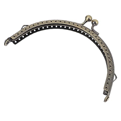 TEMPNAP 1 Stück DIY Handtaschenrahmen Vintage Halbkreis Metallverschluss für Geldbörsen Praktische Handtaschen Griffe für Handarbeiten und Kreative Projekte TEMPNAP 1 Stück DIY Handtaschenrahmen Vintage Halbkreis Metallverschluss für Geldbörsen Praktische Handtaschen Griffe für Handarbeiten und Kreative Projekte von TEMPNAP