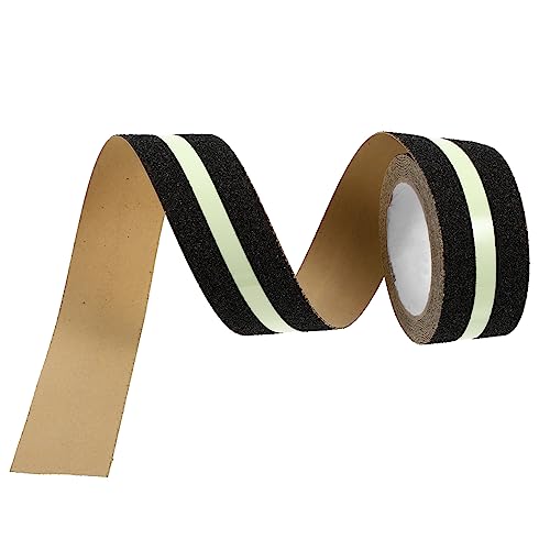 TEMPNAP 1 Stück Luminous Rutsch Tape Pet Nachtlicht Selbstklebend für Treppen Outdoor Bereiche Rutschige Oberflächen Sicherheitsmarkierung Sichtbarkeit Erhöhen von TEMPNAP