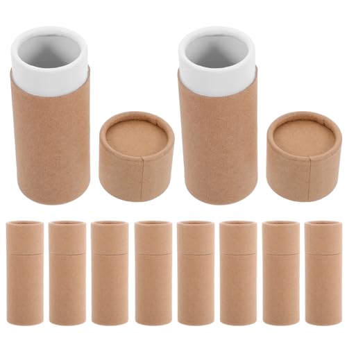 TEMPNAP 10 Stück Kraftpapier Röhren Multifunktionale Papierverpackung für Tee Süßigkeiten und für Kreative Bastelprojekte und Versand TEMPNAP 10 Stück Kraftpapier Röhren Multifunktionale Papierverpackung für Tee Süßigkeiten und für Kreative Bastelprojekte und Versand von TEMPNAP