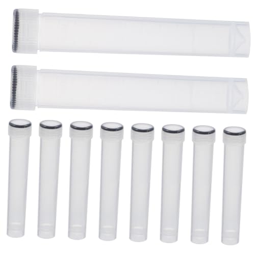 TEMPNAP 10 Stück Kryovials mit Schraubverschluss Transparente Probenröhrchen für Kühle Lagerung für Labor und Experimente mit Präziser und Vielseitiger Anwendung Zufällige Zufällige Farbe von TEMPNAP