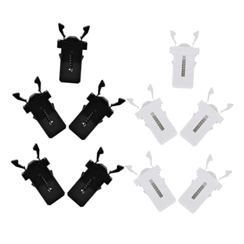 TEMPNAP 10 Stück Mülleimer Deckel Latch Ersatzteile Robuste Druckverschluss Clips für Mülltonnen Kompatibilität Benutzerfreundliches Design Für Verschiedene Anwendungen von TEMPNAP