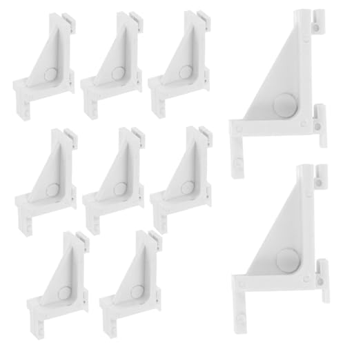 TEMPNAP 10 Stück Teiliges Kühlschrank Regal Clips Einstellbare Kunststoffstützklammern für Gefrier und Kühlschränke Langlebig und Praktisch für Lagerung TEMPNAP 10 Stück Teiliges Kühlschrank Regal Clips Einstellbare Kunststoffstützklammern für Gefrier und Kühlschränke Langlebig und Praktisch für Lagerung von TEMPNAP