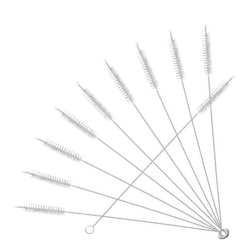 TEMPNAP 10 Stück Teiliges Rohrreinigungsbürsten für Abfluss und Lüftungsrohre Nylonbürste zur Effektiven Entfernung von Verstopfungen und Reinigungstool von TEMPNAP