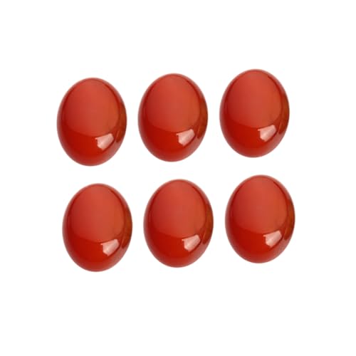 TEMPNAP 10 Stück Teiliges Rote Ovale Achatstein Cabochons Flache Basis Schmucksteine für DIY Schmuckzubehör Vielseitige Bastelsteine für Ringe Ohrringe Uhren und Dekorationen TEMPNAP 10 Stück Teiliges Rote Ovale Achatstein Cabochons Flache Basis Schmucksteine für DIY Schmuckzubehör Vielseitige Bastelsteine für Ringe Ohrringe Uhren und Dekorationen von TEMPNAP