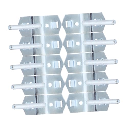 TEMPNAP 10 Stück Teiliges Schwerlast Wandhalterung für Stecknüsse Werkzeugorganizer mit Display Regal Robuste Garage Haken für Elektrische und Manuelle Werkzeuge für Werkstatt Schuppen von TEMPNAP