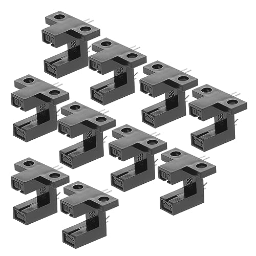 TEMPNAP 10 Stück Teiliges Set Fotoelektrischer Sensor Optischer Schalter für Objekterkennung und Automatische Zählung Langlebig und Robust für Drucker Kopierer und Automaten TEMPNAP 10 Stück Teiliges Set Fotoelektrischer Sensor Optischer Schalter für Objekterkennung und Automatische Zählung Langlebig und Robust für Drucker Kopierer und Automaten von TEMPNAP