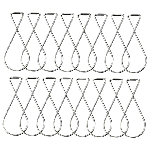 TEMPNAP 100 Stück Deckenhaken Clips für Abgehängte Decken Metallhaken für Schilder Dekorationen und Pflanzen Hochzeiten und Hotels Hohe Tragkraft Platzsparend von TEMPNAP