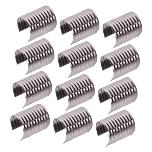 TEMPNAP 100 Stück Hochwertige Lederseil Clips mit Quaste Metallverschluss für Schmuckherstellung Robuste Langlebige Endkappen für DIY und Armbänder TEMPNAP 100 Stück Hochwertige Lederseil Clips mit Quaste Metallverschluss für Schmuckherstellung Robuste Langlebige Endkappen für DIY und Armbänder von TEMPNAP