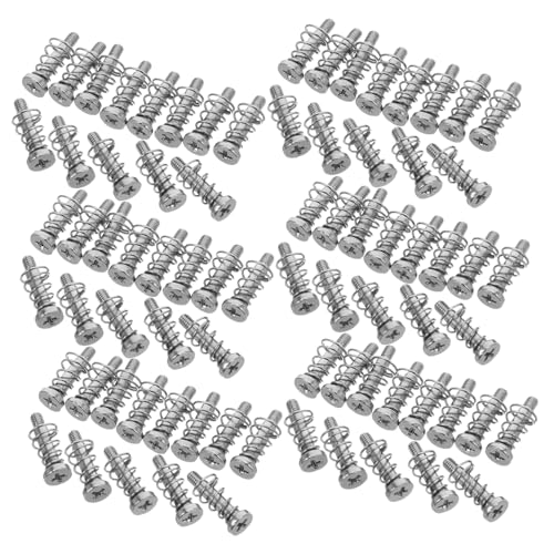 TEMPNAP 100 Stück Pc Lüfter Schrauben mit Feder Federnde Befestigung Flachrundkopf Design für Computer Gehäuse Lüftermontage und Elektronik Reparatur von TEMPNAP