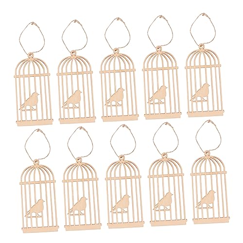 TEMPNAP 10stücke Teiliges Holzscheiben Mit Durchbruchsdesign Frühlings-Dekoration Für Zuhause Büro Veranstaltungen Für Bastelprojekte Und Kreative von TEMPNAP