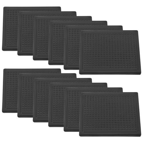 TEMPNAP 12 Stck rutschfeste Teppichaufkleber Waschbare Teppichgreifer für Hartholzböden Rutsch Matte für Verschiedene Teppicharten Einfache Installation Langlebig und Sicher von TEMPNAP
