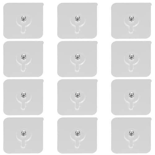 TEMPNAP 12 Stück Unsichtbare Traceless Schraubenkleber Haken für Bilderrahmen Bohrfrei Wandaufhänger für Verschiedene Oberflächen Exponierte TEMPNAP 12 Stück Unsichtbare Traceless Schraubenkleber Haken für Bilderrahmen Bohrfrei Wandaufhänger für Verschiedene Oberflächen Exponierte von TEMPNAP