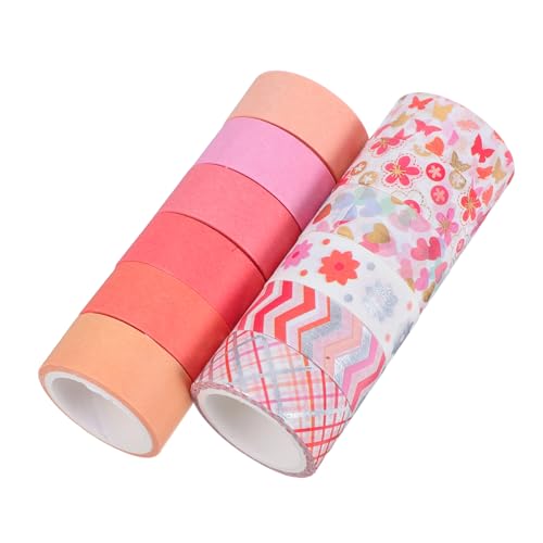 TEMPNAP 12Rollen Washi Tape Dekoratives Klebeband für Scrapbooking Journaling und DIY Projekte mit Attraktiven Designs und Einzigartigen Mustern TEMPNAP 12Rollen Washi Tape Dekoratives Klebeband für Scrapbooking Journaling und DIY Projekte mit Attraktiven Designs und Einzigartigen Mustern von TEMPNAP