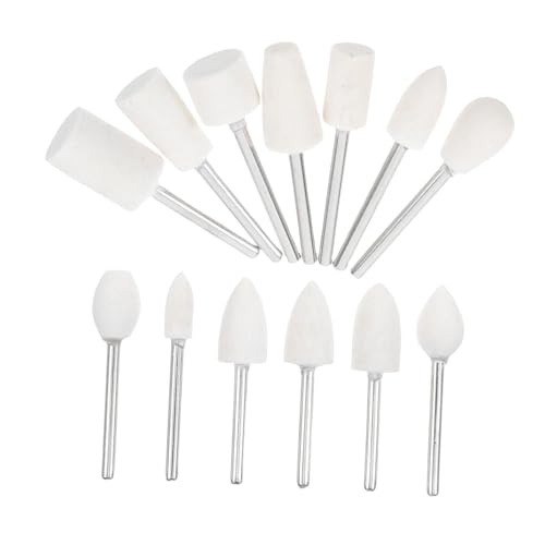 TEMPNAP 13 Stück Teiliges Wollfilz Polierköpfe Schaft für Schmuck Glas Metall Polierwerkzeug Langlebig Kratzfest Präzise Formen für Professionelle DIY Polierarbeiten TEMPNAP 13 Stück Teiliges Wollfilz Polierköpfe Schaft für Schmuck Glas Metall Polierwerkzeug Langlebig Kratzfest Präzise Formen für Professionelle DIY Polierarbeiten von TEMPNAP
